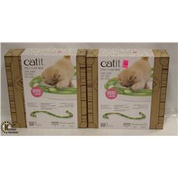 LOT OF 2 CATIT SENSES 2.0 PLAY CIRCUIT, FLAT TRACK.