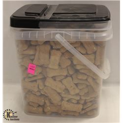 TUB OF DOG TREATS