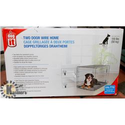 DOG IT TWO DOOR WIRE HOME