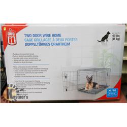 DOG IT TWO DOOR WIRE HOME