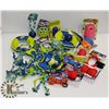 Image 1 : BOX OF DOG TOYS INCLUDING NERF FEEDERS,