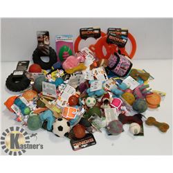 BOX OF DOG TOYS