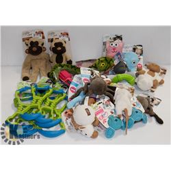 BOX OF DOG CHEW TOYS