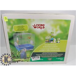 LIVING WORLD STARTER KIT FOR PARAKEETS