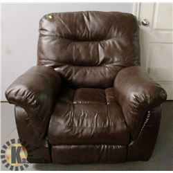 LEATHERETTE ROCKING/ RECLINING CHAIR