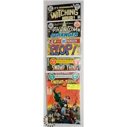 LOT OF VINTAGE COMICS, SWAMP THING AND MORE