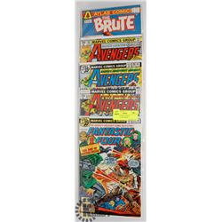 LOT OF VINTAGE COMICS, AVENGERS AND MORE