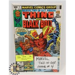 MARVEL COMICS 2 IN 1 ANNUAL " THE THING AND BLACK