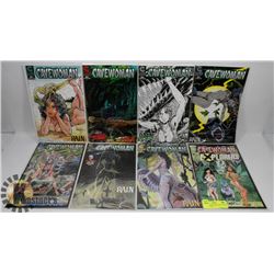 LOT OF CAVE WOMAN COMICS ISSUES #1-7 PLUS THE