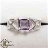 Image 2 : SILVER AMETHYST RING