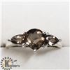 Image 1 : SILVER SMOKY QUARTZ RING