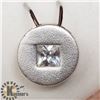 Image 1 : SILVER CUBIC ZIRCONIA PENDANT