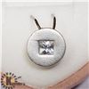 Image 2 : SILVER CUBIC ZIRCONIA PENDANT