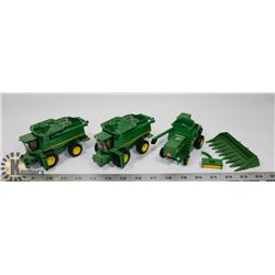 FLAT OF JOHN DEERE DIE CAST MINI PIECES