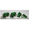 Image 1 : FLAT OF JOHN DEERE DIE CAST MINI PIECES