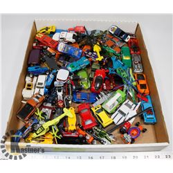 TRAY OF TOY CARS.
