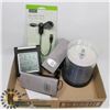 Image 1 : BOX OF COMPUTER ACCESSORIES AND TECH