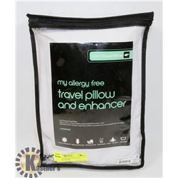 NEW MY ALLERGY FREE 2 IN 1 TRAVEL PILLOW