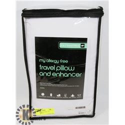 NEW MY ALLERGY FREE 2 IN 1 TRAVEL PILLOW