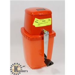 ORANGE SWING-A-WAY ICE CRUSHER