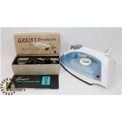 RIVAL LIGHTWEIGHT FLAT IRON (WORKING) AND