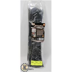 2 NEW PACKS OF 12" CABLE/ZIP TIES / 100 PER PACK
