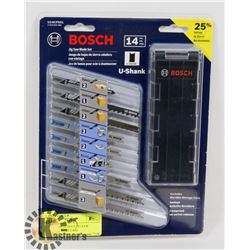 NEW BOSCH 14 PIECE JIG SAW BLADE SET WITH CASE