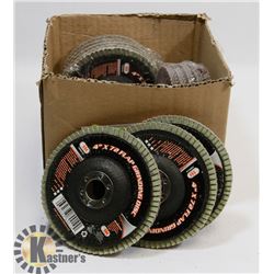 20 NEW 4" FLAP DISC'S / 120 GRIT