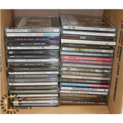 BOX OF 40 CDS INCL ROXETTE, INXS, BEYONCÉ, SOUL