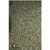 Image 2 : 6) SUPER SHAG GREEN CARPET 8X11