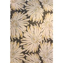 73) PIZZAZZ BF59 DG/CO, 7X10 MODERN CARPET,