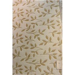 74) COMFORT LJA CREAM/GOLD, 5X8 MODERN CARPET,