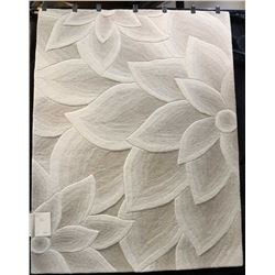 82) STUDIO 17027 WHITE/BEIGE, 6.6X8.6 MODERN