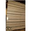 Image 1 : 87) MONTERAY STRIPE BLACK, 7.9X10.9 MODERN CARPET,