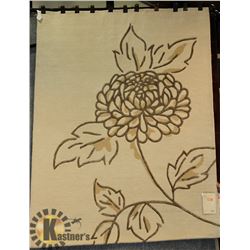 103) STUDIO 14395 CHRISTIN WHITE, 7X9 MODERN