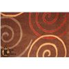 Image 2 : 122) ROYAL 2020 BROWN, 5X8 MODERN CARPET,