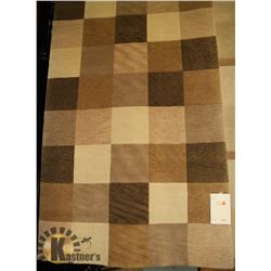 129) MONTERAY L-08 BEIGE, 5X8 MODERN CARPET,