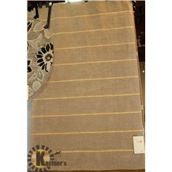 138) CAPRI 843 BROWN, 5X8 MODERN CARPET,