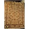 Image 1 : 183) JAIPUR WOOL HMI A-93 IVORY, 8X11 TRADITIONAL