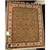Image 1 : 185) JAIPUR WOOL HMI AC-1 GREEN/IVORY, 8X10