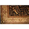 Image 2 : 188) CASA WOOL SA512 BLACK/IVORY, 8X11 TRADITIONAL