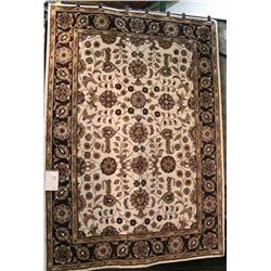 198) PROMO PW366 BEIGE/BURGUNDY, 8X11 TRADITIONAL