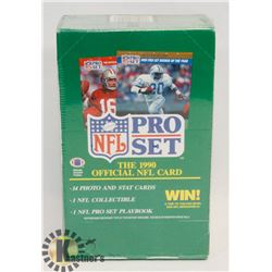 CASE OF NFL PRO SET 1990 FOOT BALL CARDS