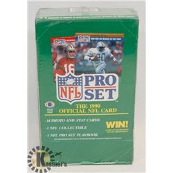 CASE OF NFL PRO SET 1990 FOOT BALL CARDS