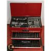 Image 1 : TUBMATE RED MECHANIC TOOL BOX WITH ASSORTED