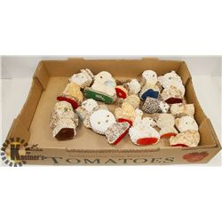 BOX OF VINTAGE SHELL ANIMALS