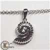 Image 1 : SILVER CUBIC ZIRCONIA NECKLACE