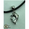 Image 1 : SILVER CUBIC ZIRCONIA PENDANT