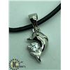 Image 2 : SILVER CUBIC ZIRCONIA PENDANT
