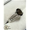 Image 4 : SILVER SMOKY QUARTZ RING